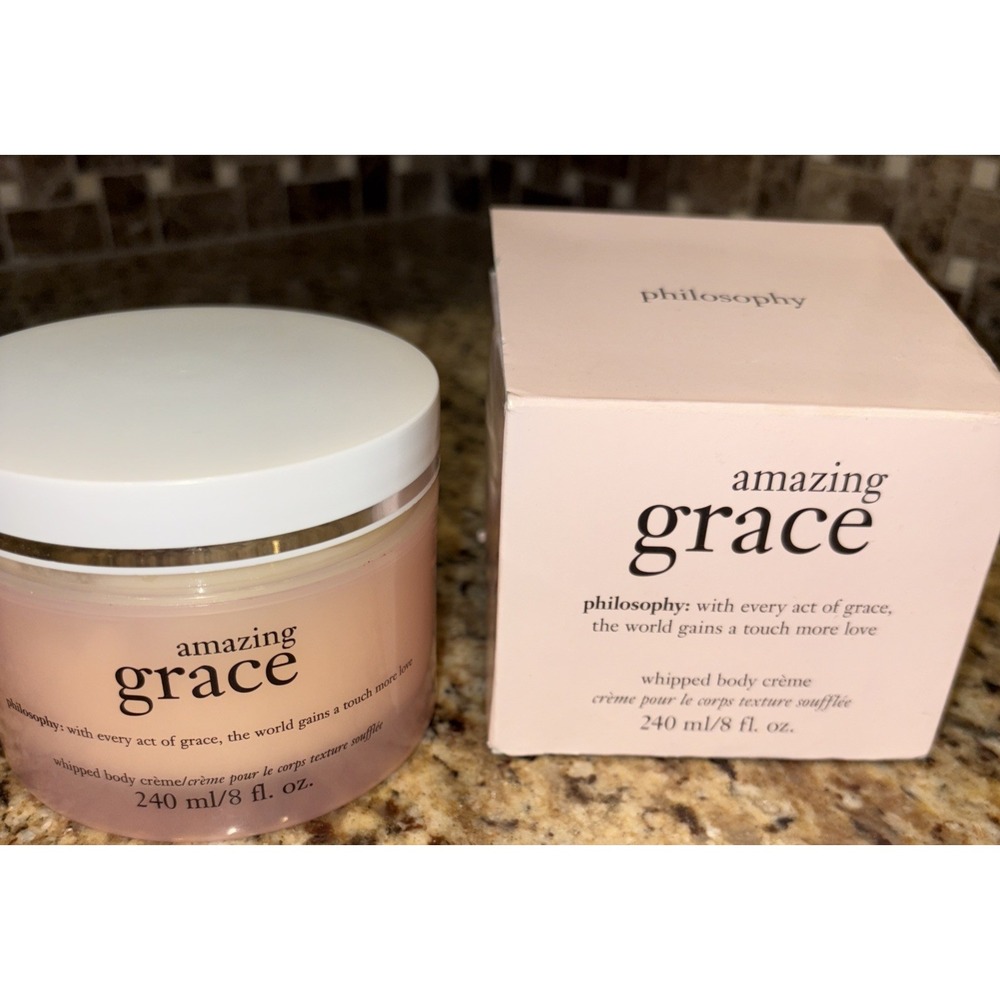 Philosophy Amazing Grace Whipped Body Cream 8oz New LOOK